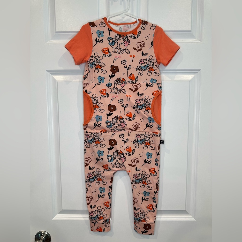 Rags Romper Disney Daisy &‎ Donald Duck Size 3/4